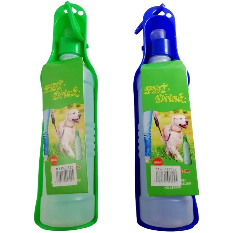Gourde Bouteille Gamelle D'eau De Voyage 500ml Pour Chien Animal