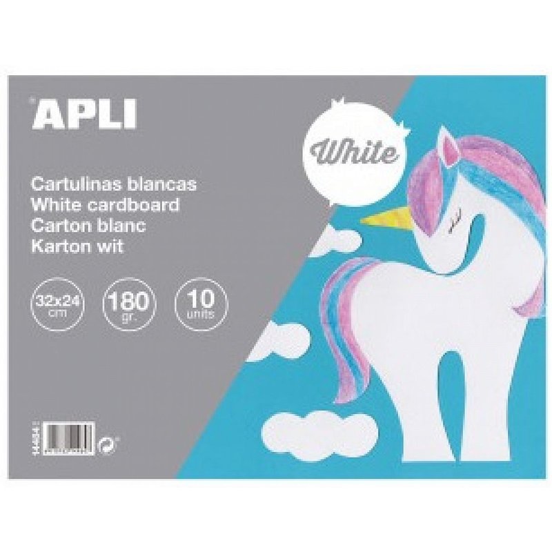 Bloc De Carton 10 Feuilles Blanche