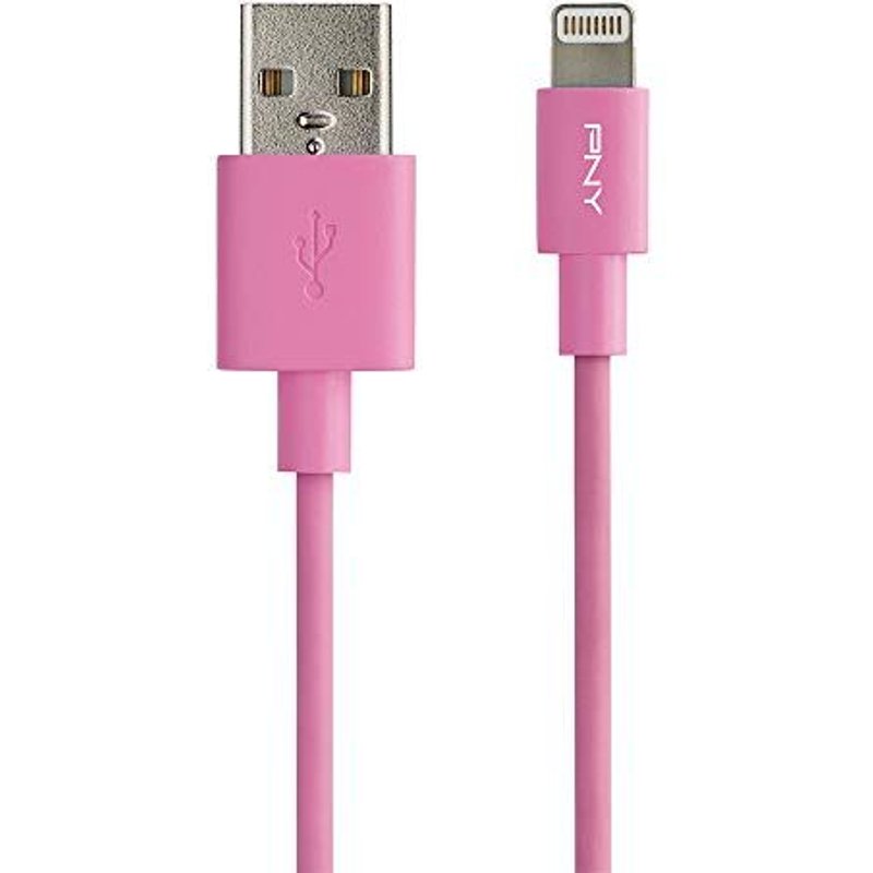 PNY Charge & Sync - Câble Lightning - USB mâle pour Lightning mâle - 1.2 m - rose