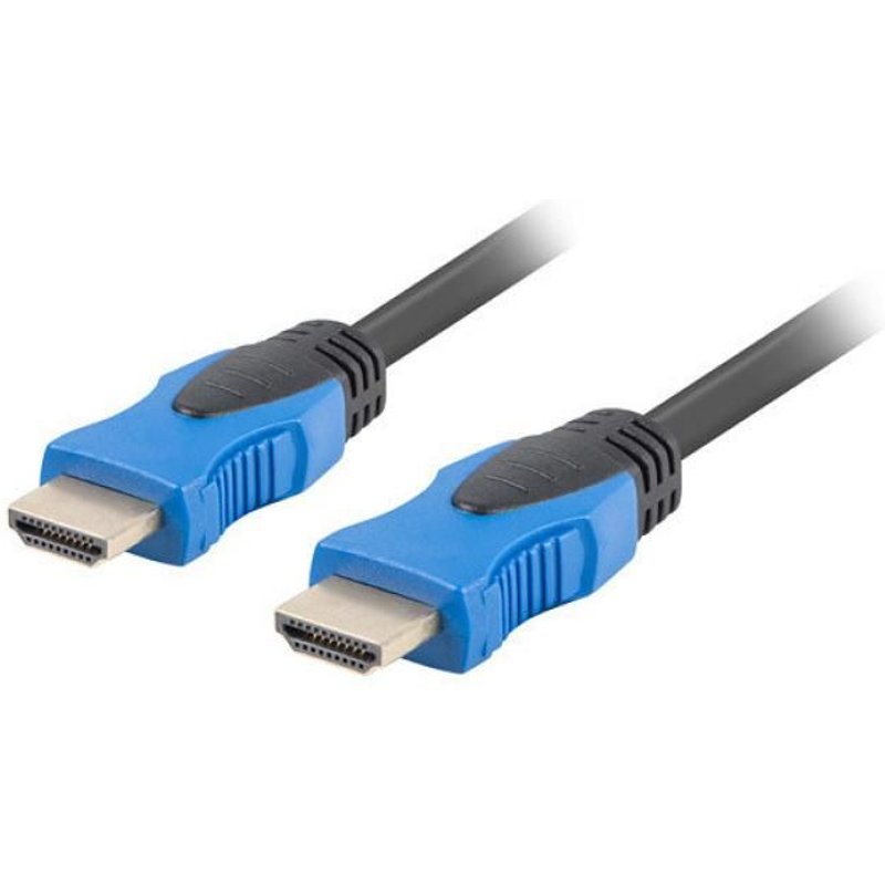 CABLE HDMI LANBERG MACHO/MACHO V2.0 CU 4K 0.5M NEGRO