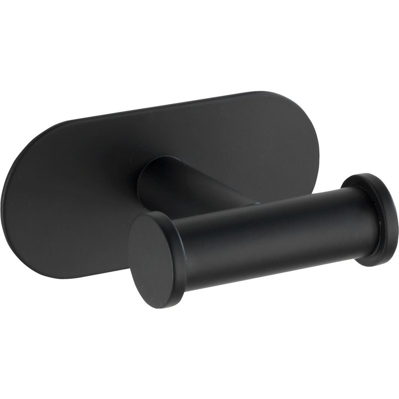 Crochet Duo Orea En Acier Inox - Noir