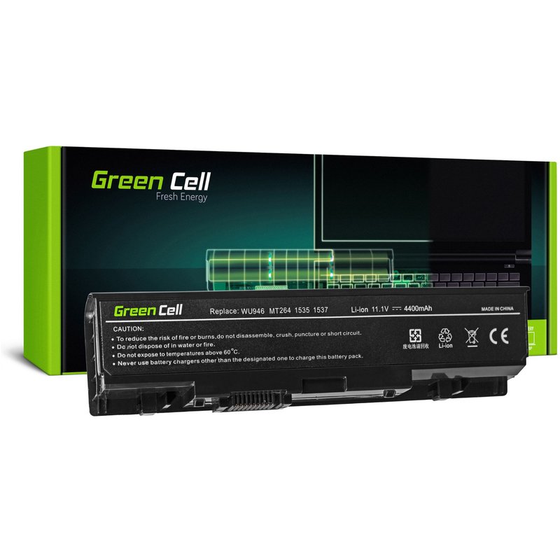 Green Cell Laptop Batterie WU946 pour Dell Studio 15 1535 1536 1537 1550 1555 1557 1558 PP33L PP39L
