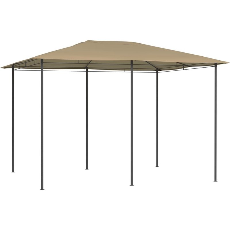 Vidaxl Belvédère 3x4x2,6 M Taupe 160 G/M²