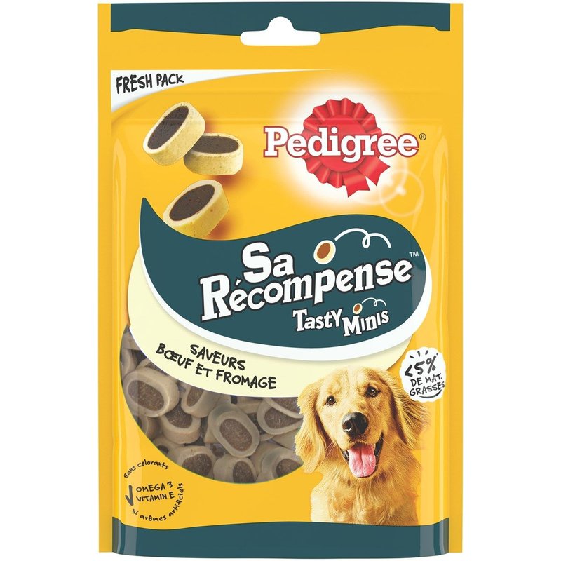 Pedigree Sa Récompense Friandises Saveurs Boeuf Et Fromage Pour Chien 140g