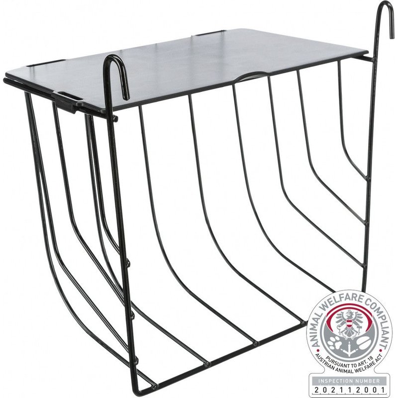 Trixie Râtelier À Foin À Suspendre Avec Couvercle, Taille 20 X 18 X 12cm. Pour Rongeurs.