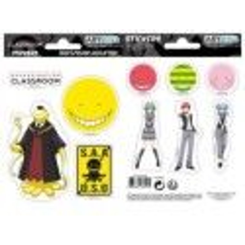 Abystyle - Assassination Classroom - Stickers - 16x11cm/ 2 Planches - Koro