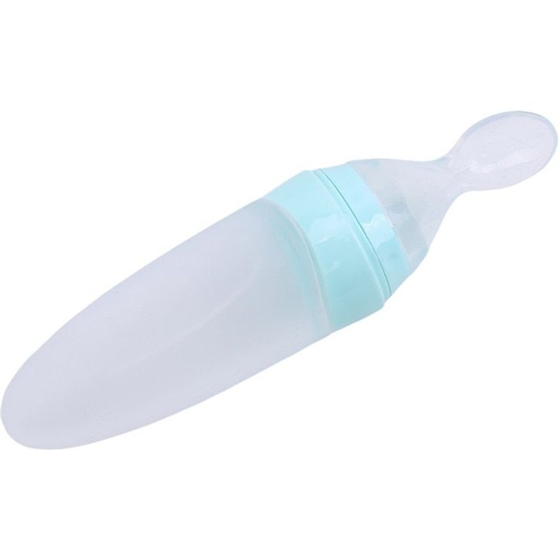 Bébé Tête Molle Complément Alimentaire Cuillère Complément Alimentaire Cuillère Bouteille Liquide Pressé Silicone Pâte De Riz Bouteille Alimentation Pour Bébé Lava1