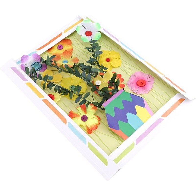 Enfants Bricolage À La Main Boutons Bouton Fleur Bouquet Maternelle Manuel Cours Classe Bouton Fleur Artisanat Jouets Lava1