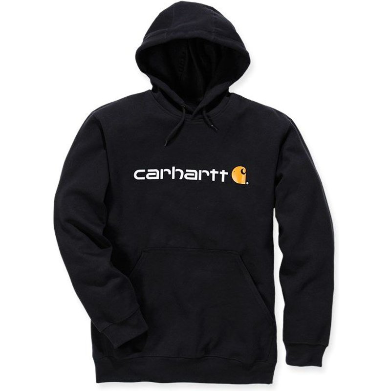 Carhartt 100074 Signature Logo Sweatshirt - Original Fit - Black - L