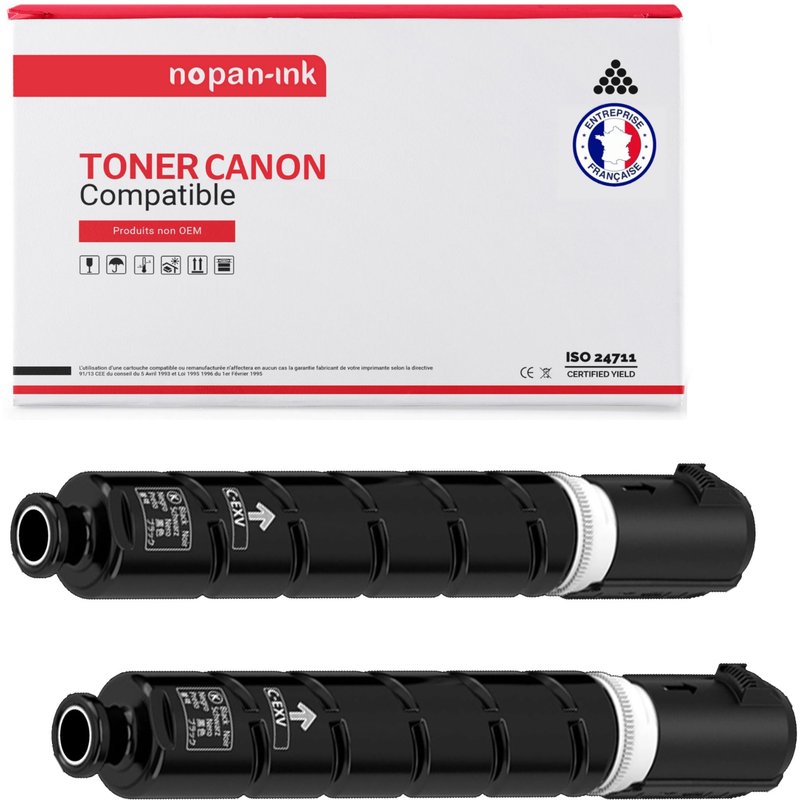 1 Toner pour CANON CEXV37 Black 15000 Pages avec Canon imageRUNNER 1730i, 1740i, 1750i, 17xx, Canon IR 1730i, 1740i, 1750i, 17xx.
