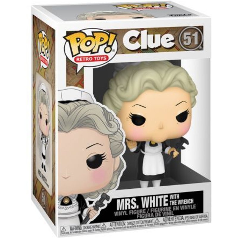 Figurine Funko Pop Bobble Head - Hasbro N°51 - Madame Blanche - Cluedo (51455)