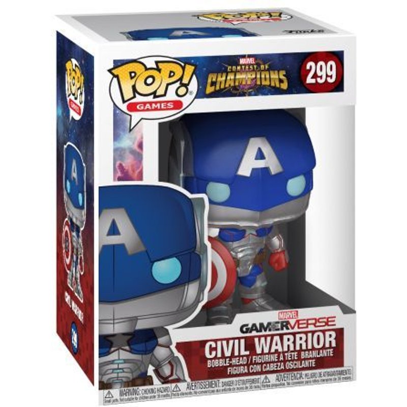 Marvel Tournoi Des Champions Pop! Games Vinyl Figurine Civil Warrior 9 Cm