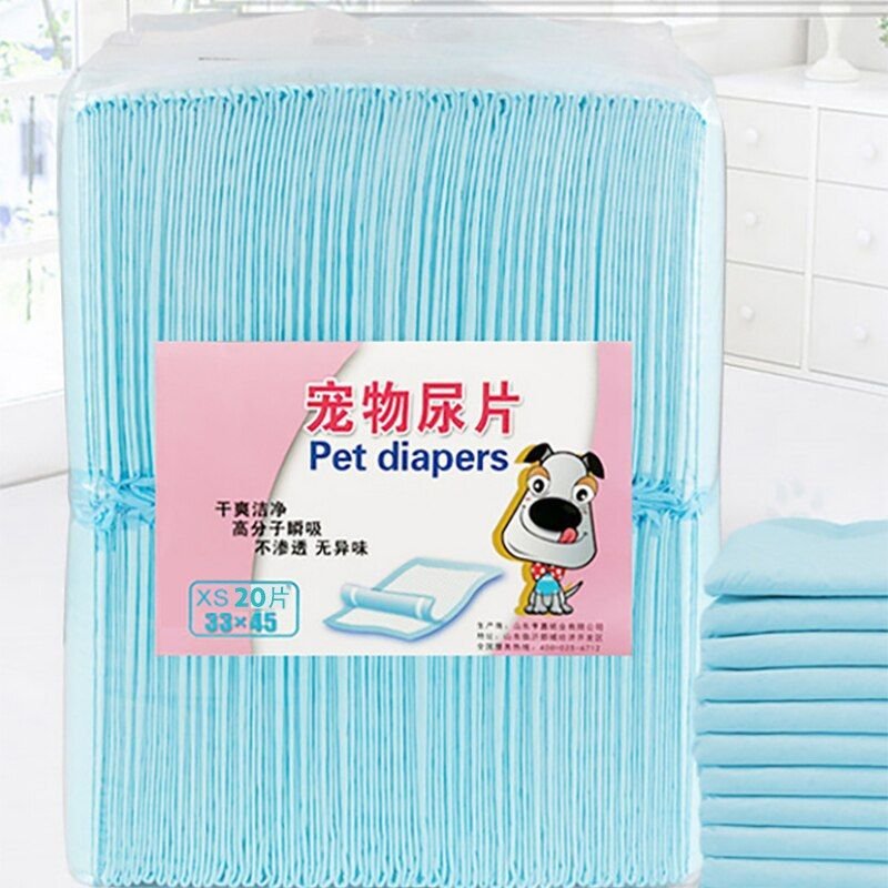 Couches Pour Animaux De Compagnie, 20 Pièces, Super Absorbant, Tampon D'urine Pour Chien, Couches De Nettoyage Pour Chiot, Déodorant, Fournitures Pour Animaux De Compagnie, 33x45 Cm