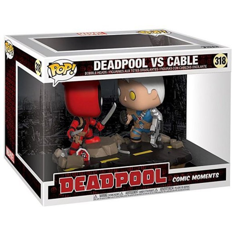 Figurine Pop - Deadpool - Movie Moments Deadpool Vs Cable - Funko Pop