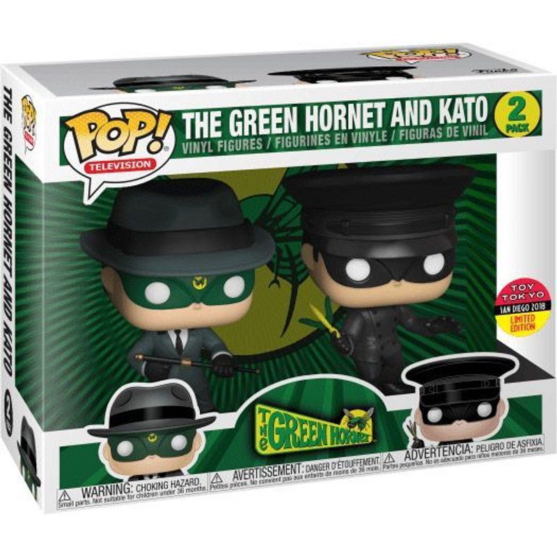 Figurine Funko Pop - The Green Hornet - Le Frelon Vert & Kato - 2 Pack (31490)