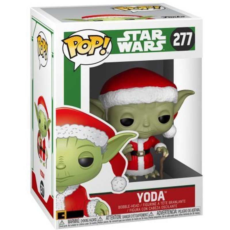 Figurine Pop - Star Wars Noël - Yoda - Funko Pop