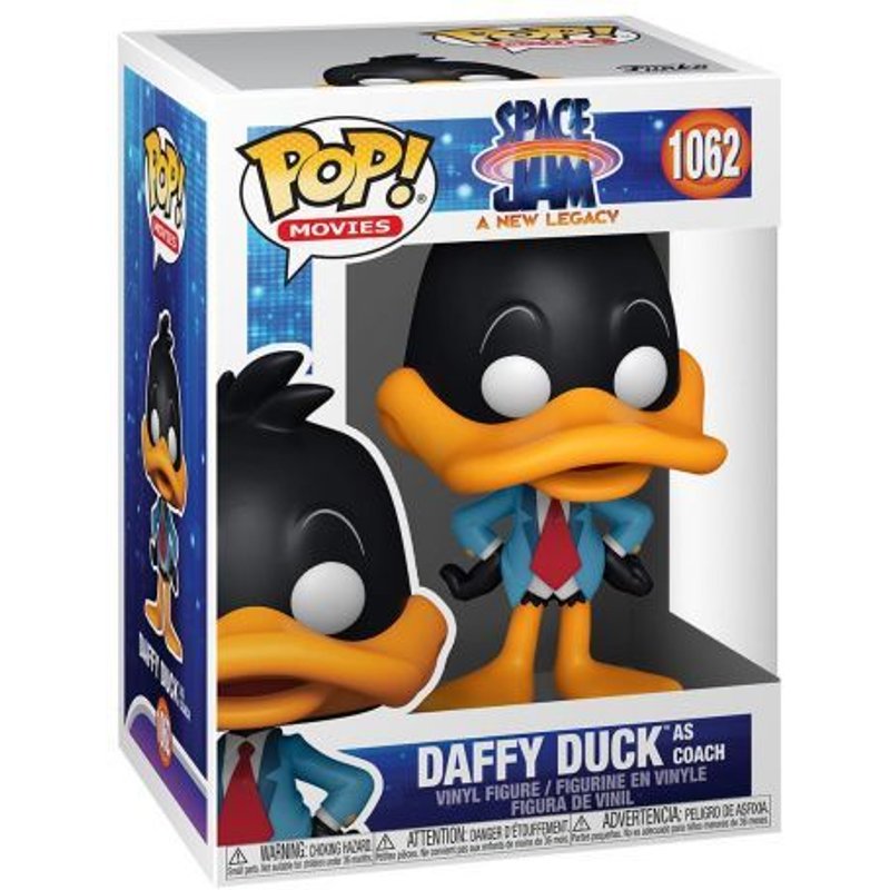 Figurine Funko Pop - Space Jam : Nouvelle Ère N°1062 - Daffy Duck En Coach (55980)