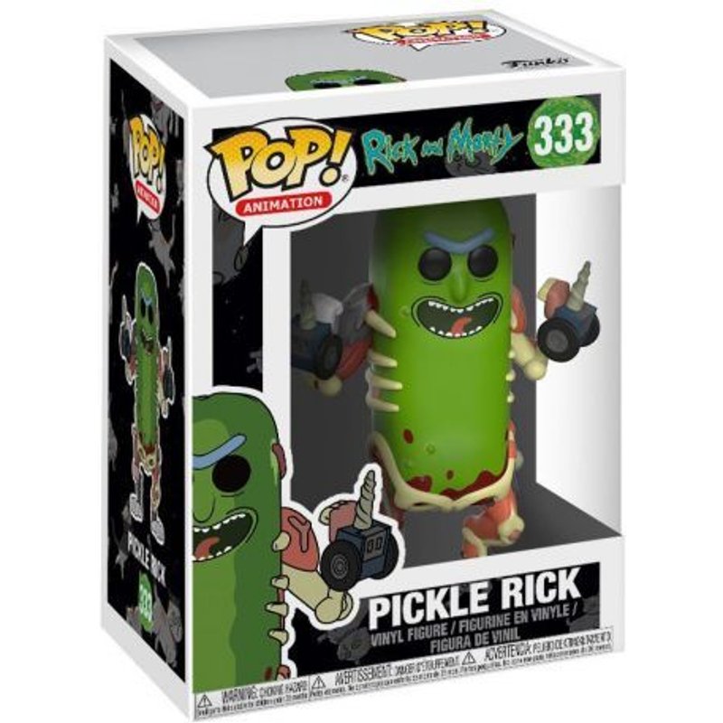 Rick Et Morty Figurine Pop! Animation Vinyl Pickle Rick 9 Cm