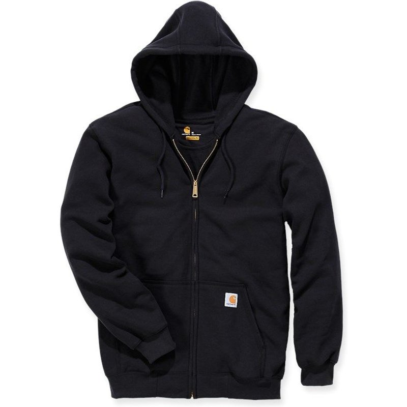 Carharrt K122 - Zip Hooded Sweatshirt - Black - M