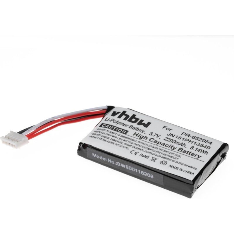vhbw Li-Polymère batterie 2200mAh (3.7V) pour haut-parleurs enceintes comme JBL JN151PH13849