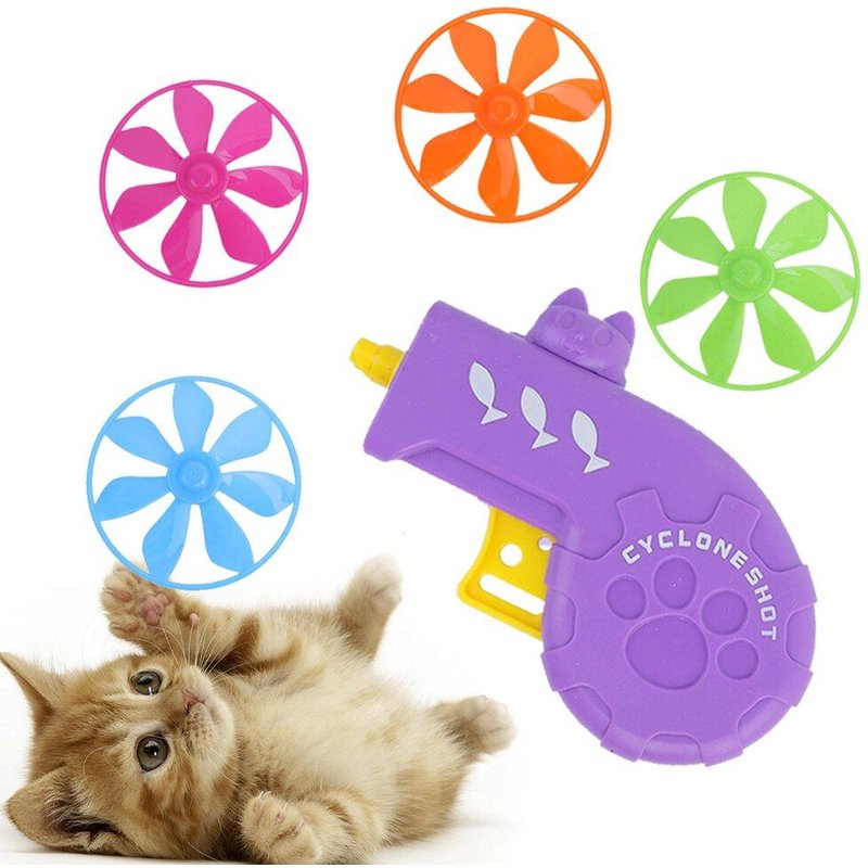 Disque Volant Pour Animaux Domestiques, Pistes, Amusant, Maison, Intérieur Et Extérieur, Ensemble De Jouets Pour Chat, Récupération, Chasse,
