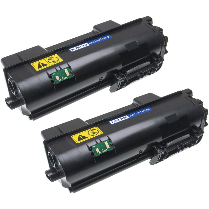 vhbw 2x Toner compatible avec Kyocera ECOSYS M 3145 dn, 3645 dn, séries 3800 imprimante - Cartouches toner compatible, noir
