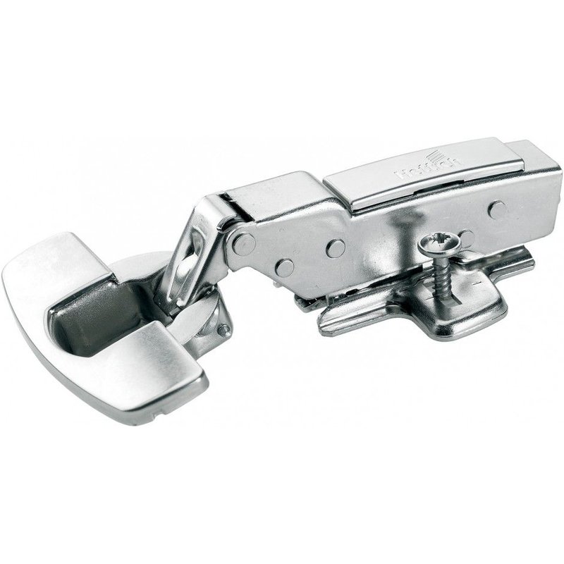 Lot de 2 charnières invisibles à encastrer Ø mm, demi-recouvrement ouverture 1