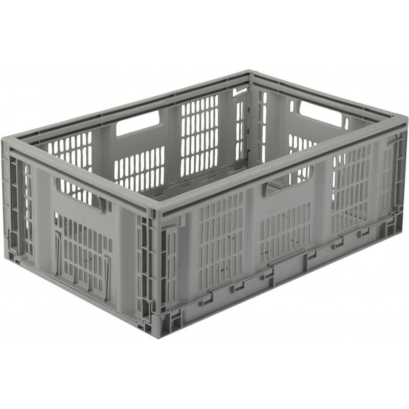 casier TONTARELLI plastique gris l.60 x P.40 x H.22.9 cm cm, 46 l