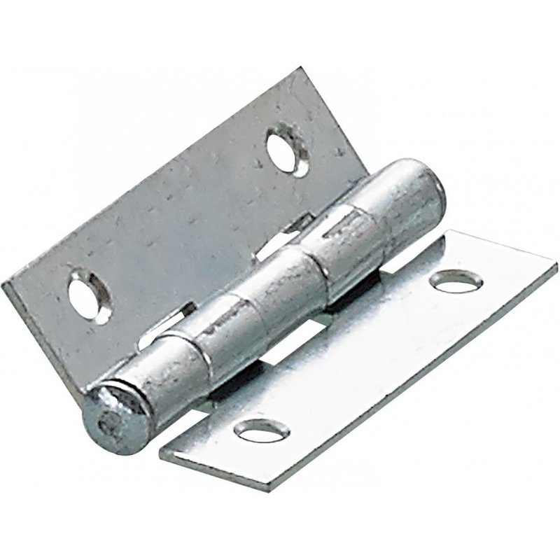 Charnière universelle acier pour meuble, L.40 x l.25 mm