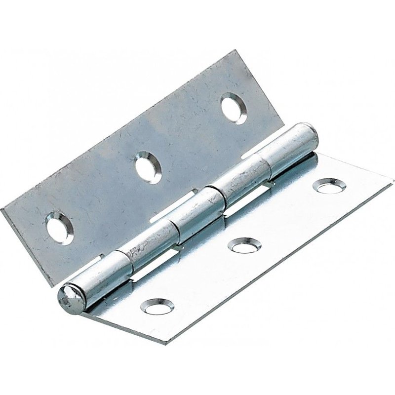 Charnière universelle acier pour meuble, L.80 x l.45 mm