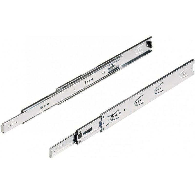 Coulisse pour tiroir à billes, HETTICH 45 kg L.55 cm