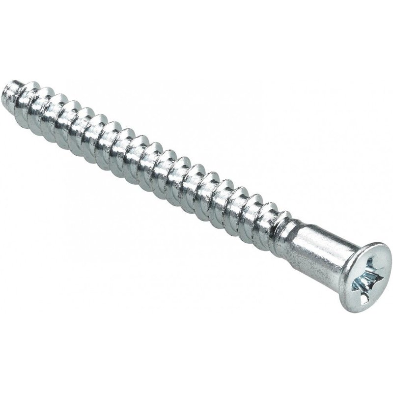 Lot de 8 vis assemblage acier zingué HETTICH, l.50 mm