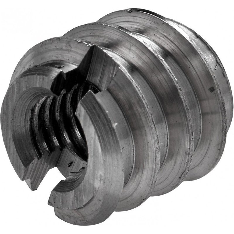 Lot de 8 manchons à visser acier brut HETTICH, l.10 mm