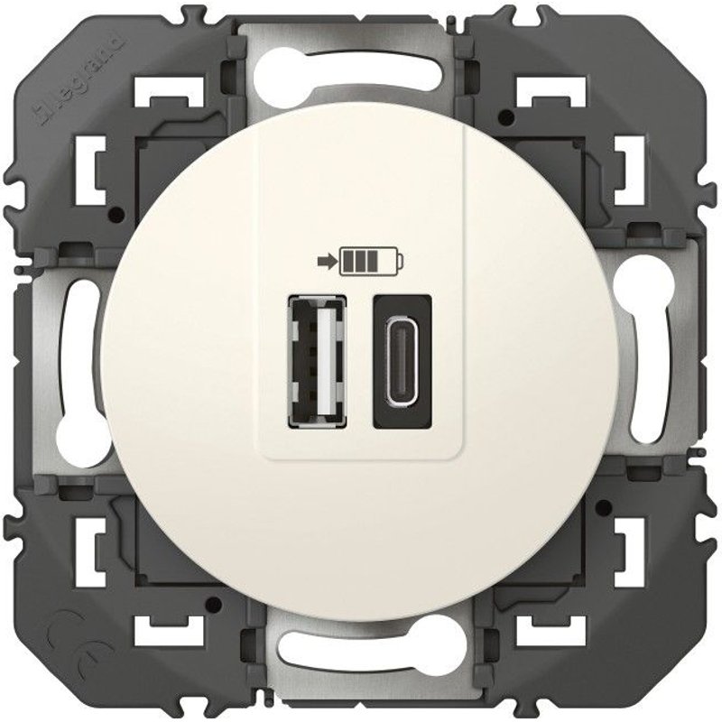 CHARG 2USB A+C 3A 15 W BL C.