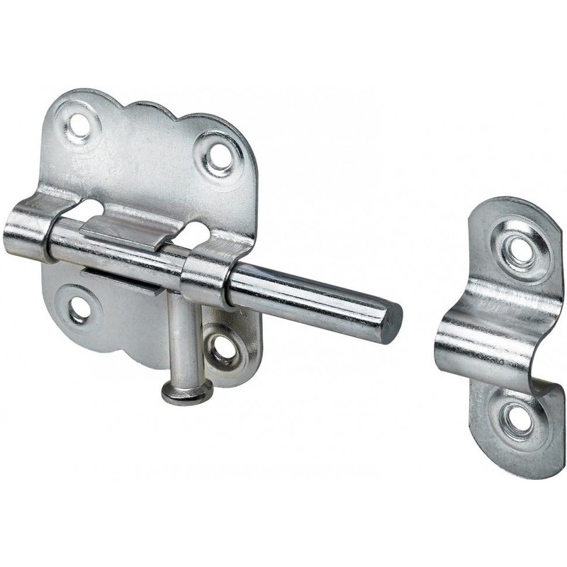 Verrou à poussoir acier HETTICH, L.33 x l.35 mm