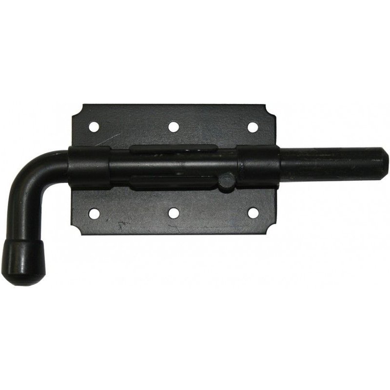 Verrou pistolet acier prépeint, H.65 x L.175 x P.25 mm