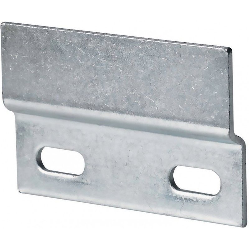 Lot de 2 profils pour suspension de meubles hauts acier zingué HETTICH, l.45 mm