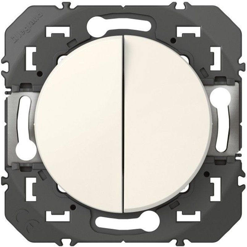 DOUBLE POUSSOIR BLANC