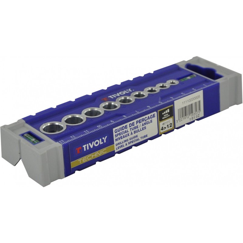 Guide percage pilot5 rectangulaire spécial tubes & angles, Diam.4 à 12 mm TIVOLY