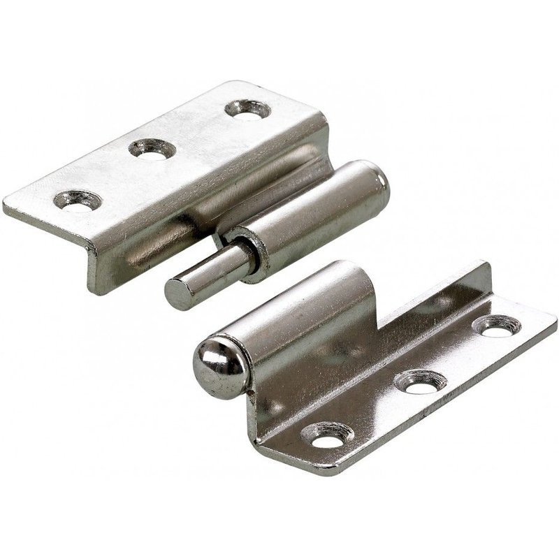 Lot de 2 paumelles acier pour meuble HETTICH, L.50 x l.40 mm