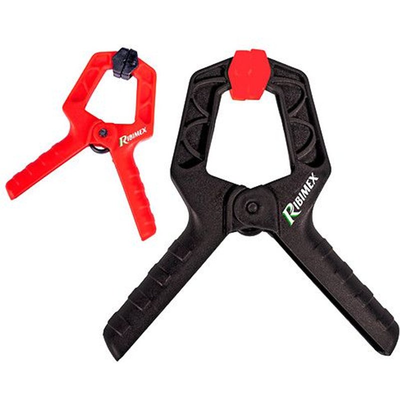 Pinces à ressort 50 et 75 mm, lot de 30 pcs