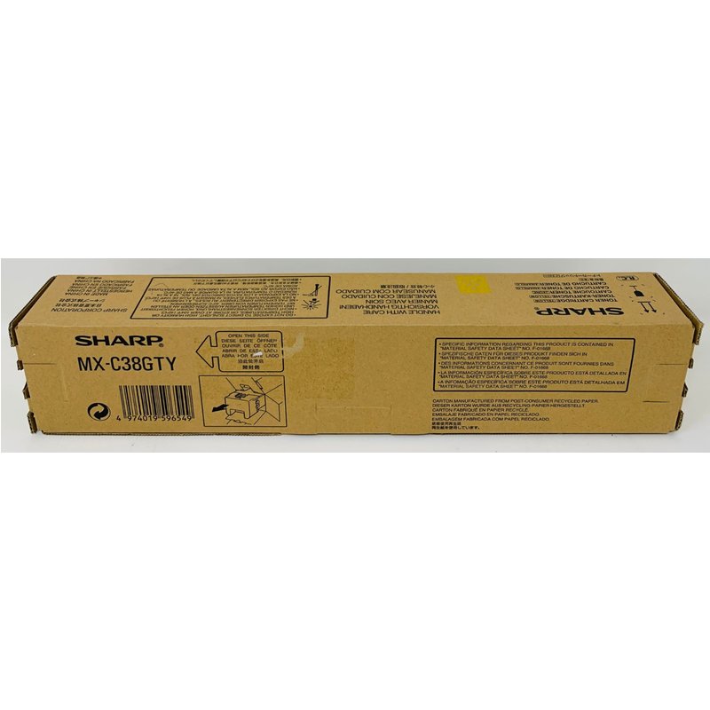 Sharp MXC38GTY - 1 - jaune - cartouche de toner - pour Sharp MX-C310, MX-C310F, MX-C310FX, MX-C311, MX-C380, MX-C381, MX-C381FX