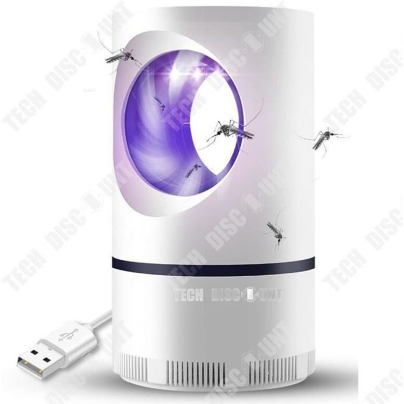 TD® CONFO® Lampe anti-moustique électrique USB Tueur de moustiques ultraviolet UV Piège à insectes