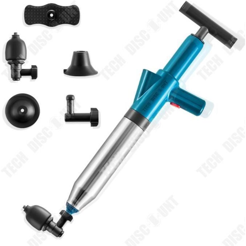 TD® Drague de toilette en acier inoxydable un coup à travers le blocage des toilettes drague outil de dragage d'égout outils ménager