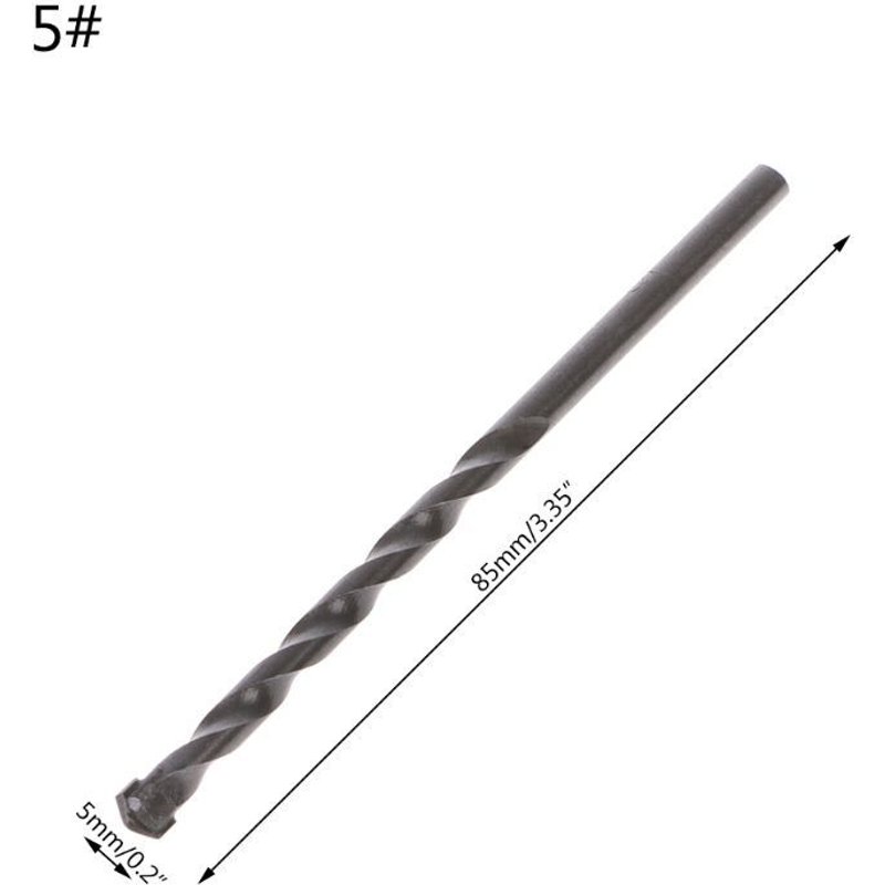 Foret En Carbure De Tungstène, Pointe De Maçonnerie, Perçage Du Béton 4/5/6/8/10Mm, Accessoires Pour Outils Électriques K9Fa Lasj485