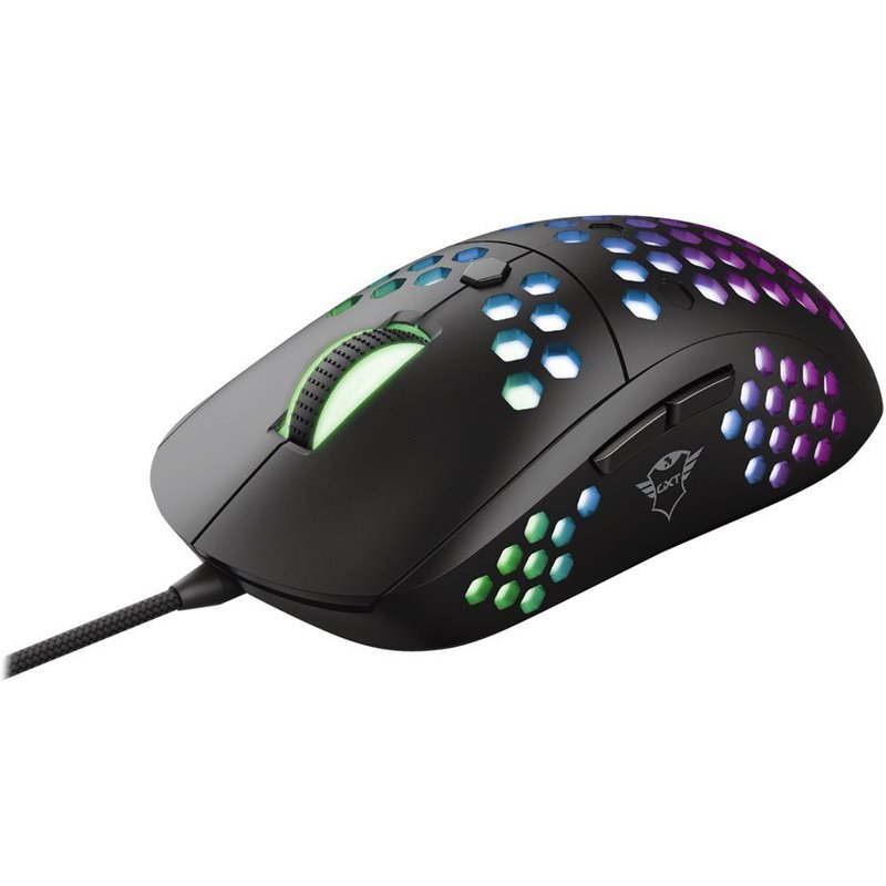Trust GXT 960 Graphin - Souris - pour droitiers - optique - 6 boutons - filaire - USB 2.0