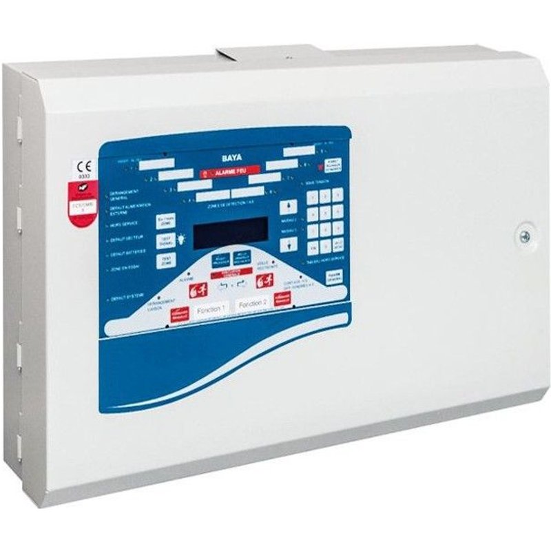ECS/CMSI - Alarme Type 2a conventionnel 8 zones + batterie + AES