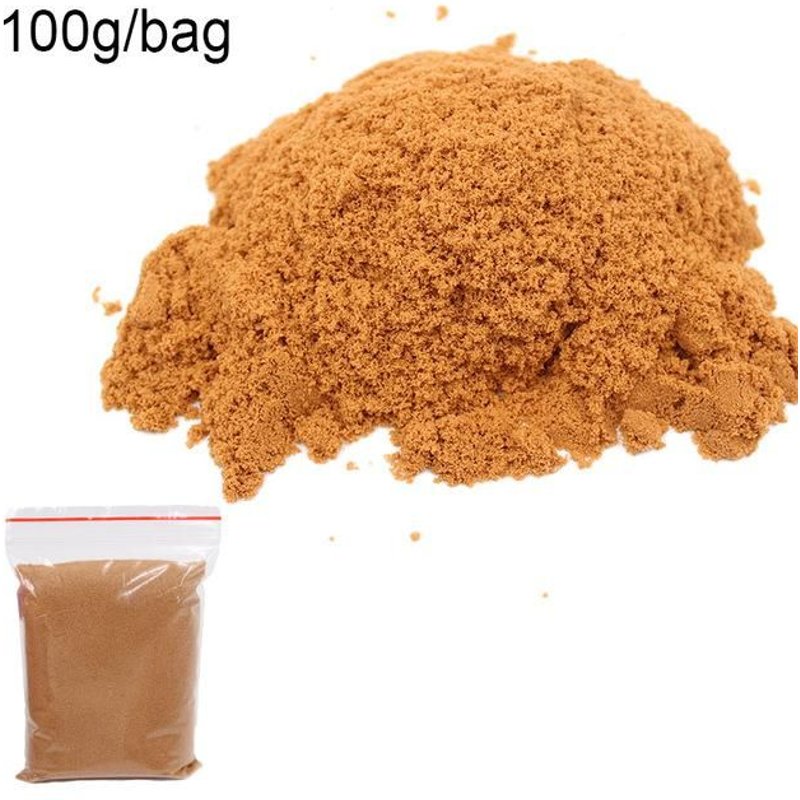 Sable Magique Dynamique Et Amusant Pour Enfant, Fournitures De Slime, Visqueux, Outils De Modelage, Anti-Stress, Style Mouvement De Plage, Course, Espace, 100 G, - Café Sable