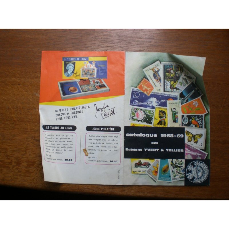 Catalogue Yvert Et Tellier 1968 - 1969