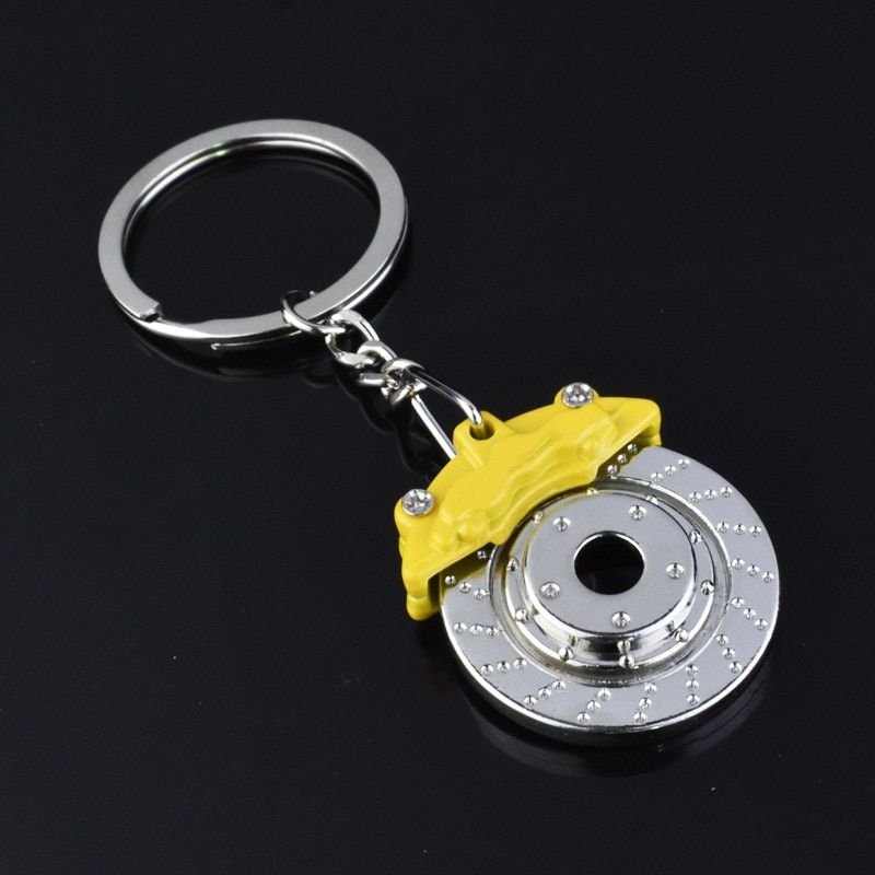 Jaune Étriers1 - Clés De Pneu En Caoutchouc Souple De Pvc, Petit Pneu Créatif Pendentif De Voiture, Décoration D'accessoires Automobiles, Cadeau